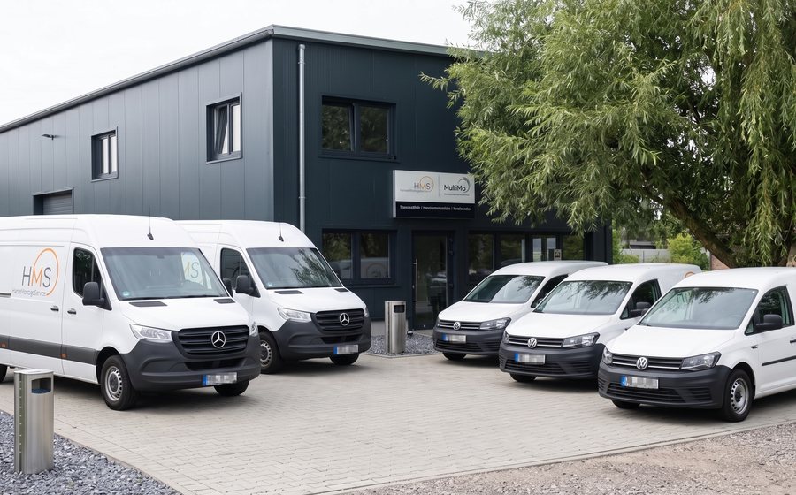 Firmensitz und Fuhrpark der HMS Hanse Montageservice GmbH